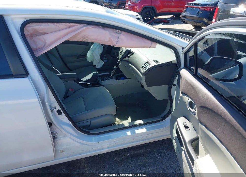 2012 HONDA CIVIC LX VIN: 19XFB2F51CE071979