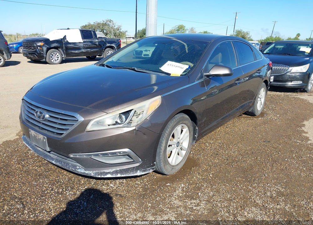 2015 HYUNDAI SONATA SE VIN: 5NPE24AF0FH189836