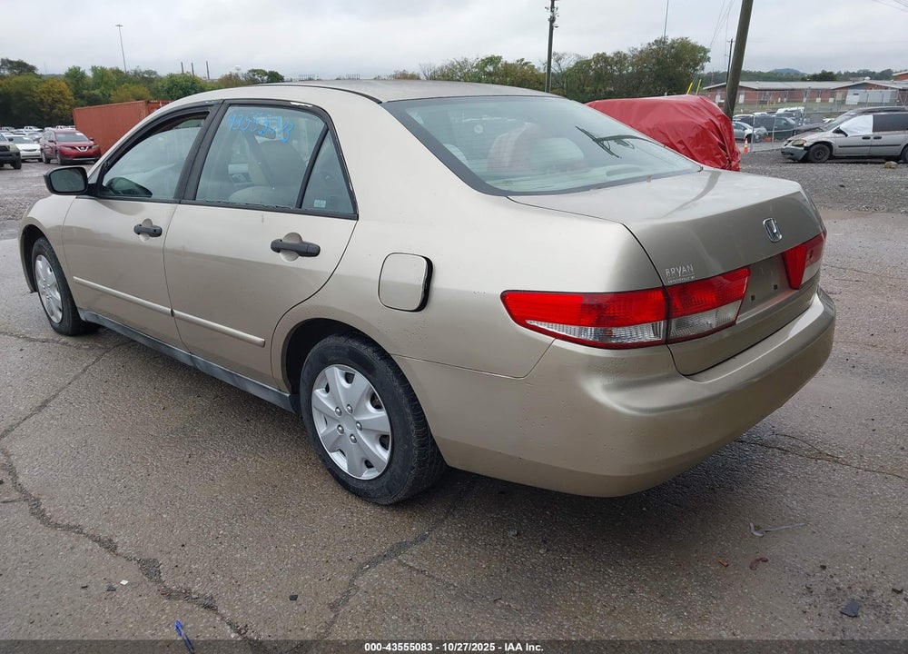 2004 HONDA ACCORD 2.4 DX VIN: 1HGCM56164A125200