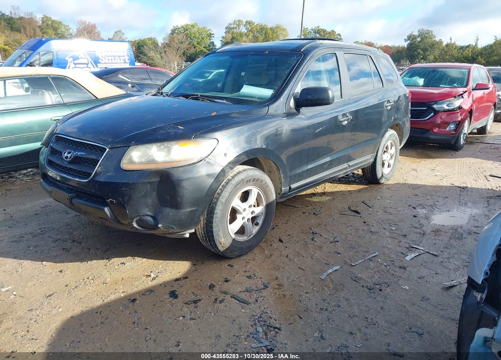 2007 HYUNDAI SANTA FE GLS VIN: 5NMSG13D37H105862