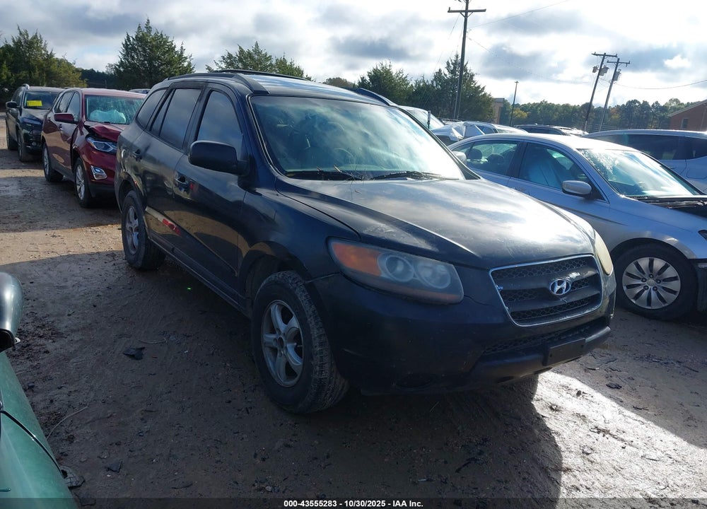 2007 HYUNDAI SANTA FE GLS VIN: 5NMSG13D37H105862