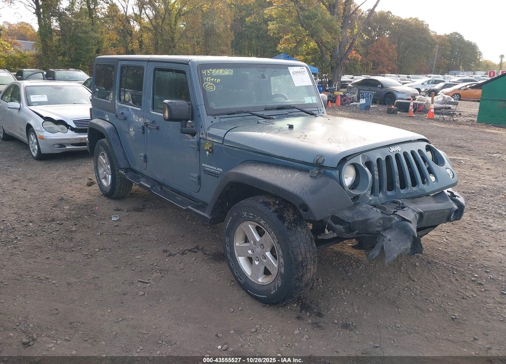 2014 JEEP WRANGLER UNLIMITED SPORT VIN: 1C4BJWDG3EL288750