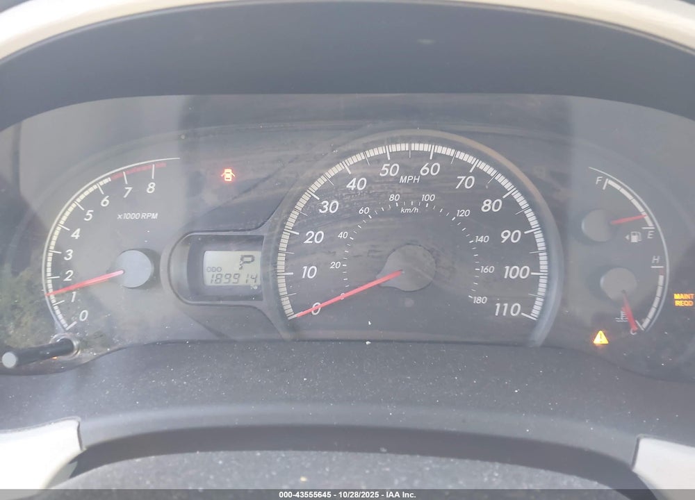 2013 TOYOTA SIENNA LE V6 8 PASSENGER VIN: 5TDKK3DC7DS337504