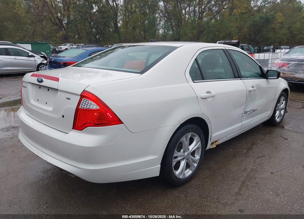 2012 FORD FUSION SE VIN: 3FAHP0HA0CR130270