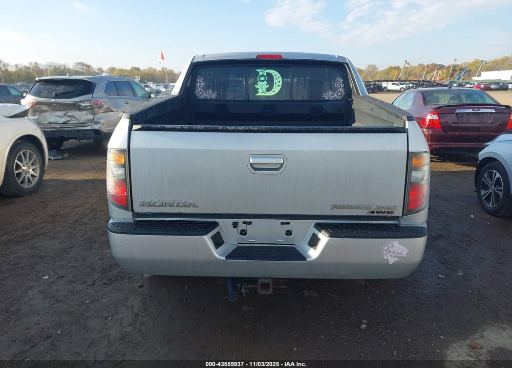 2008 HONDA RIDGELINE VIN: 2HJYK16318H537189