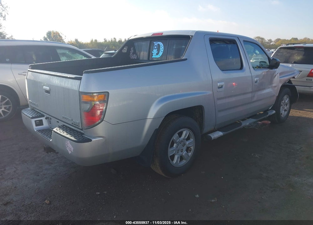 2008 HONDA RIDGELINE VIN: 2HJYK16318H537189