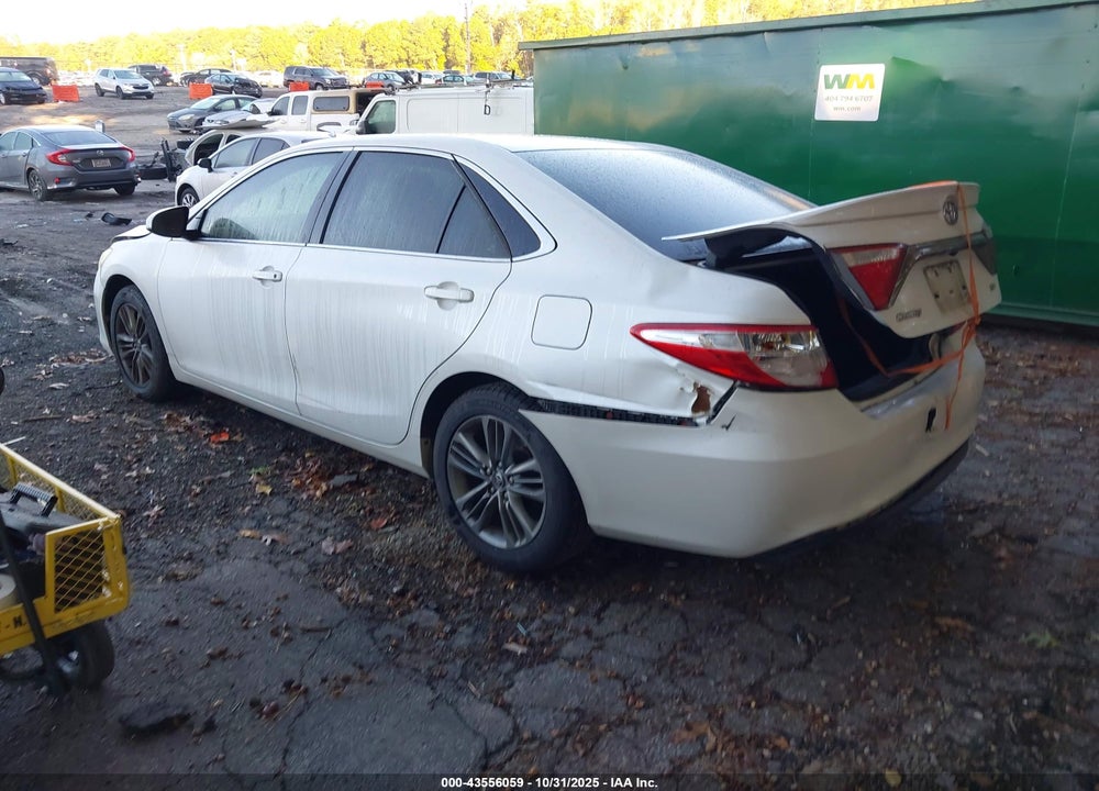 2016 TOYOTA CAMRY SE VIN: 4T1BF1FK4GU264696