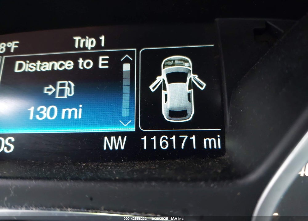 2014 FORD ESCAPE VIN: 1FMCU0GX8EUC91847