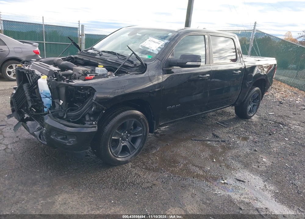 2021 RAM 1500 BIG HORN 4X4 5'7 BOX VIN: 1C6SRFFT1MN580684