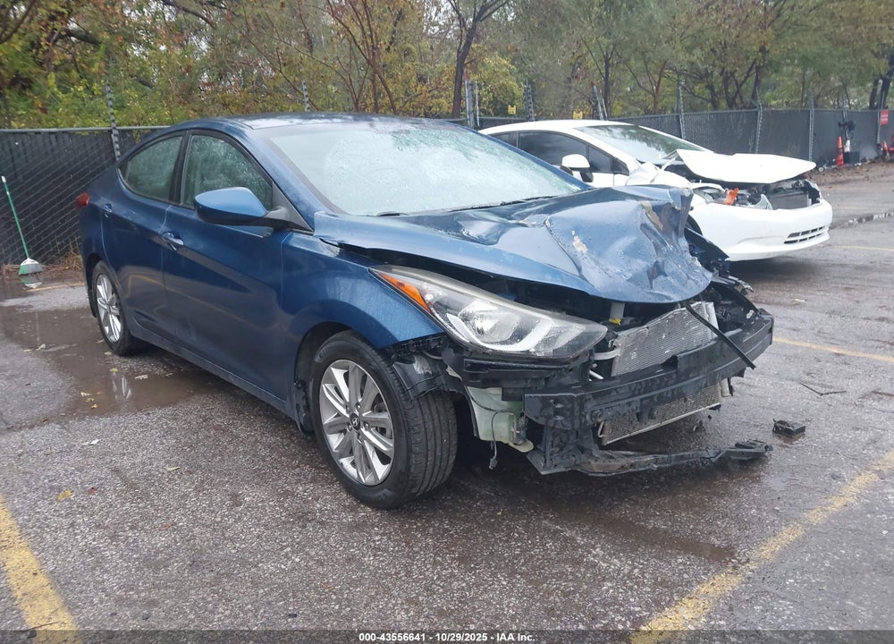 2015 HYUNDAI ELANTRA SE VIN: KMHDH4AE6FU360673