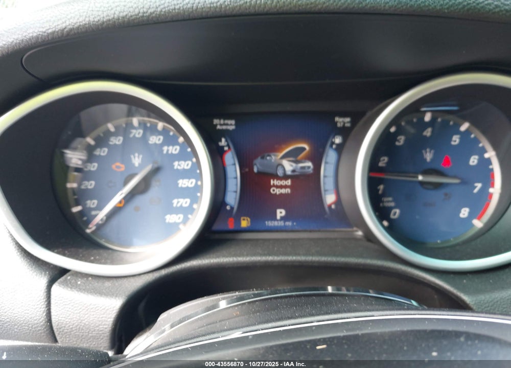 2014 MASERATI GHIBLI VIN: ZAM57XSA8E1092732