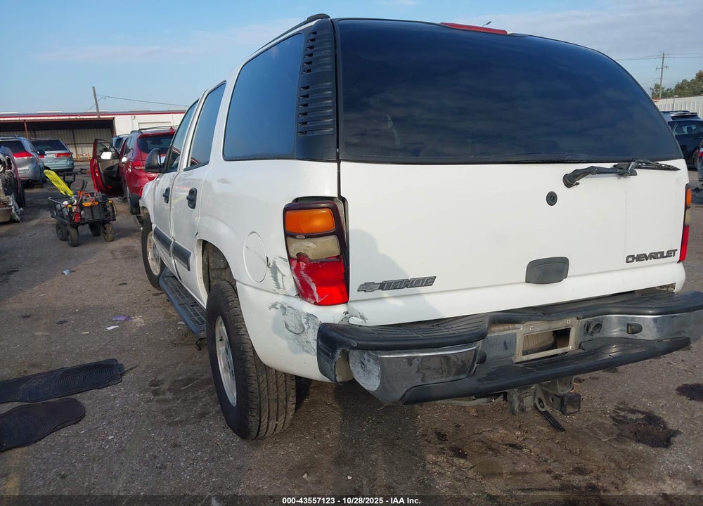 2004 CHEVROLET TAHOE LS VIN: 1GNEC13V14R112258