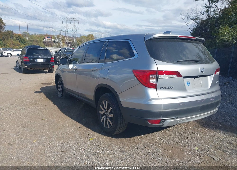 2019 HONDA PILOT EX VIN: 5FNYF6H31KB065804
