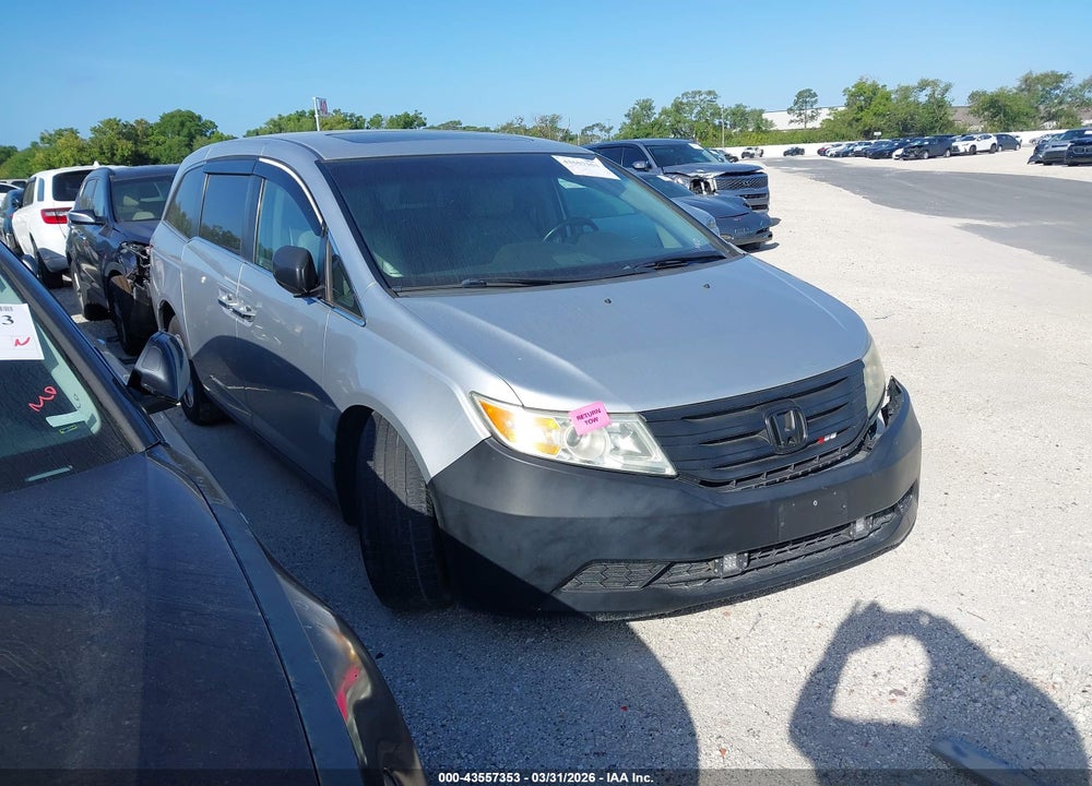2011 HONDA ODYSSEY EX-L VIN: 5FNRL5H69BB001236