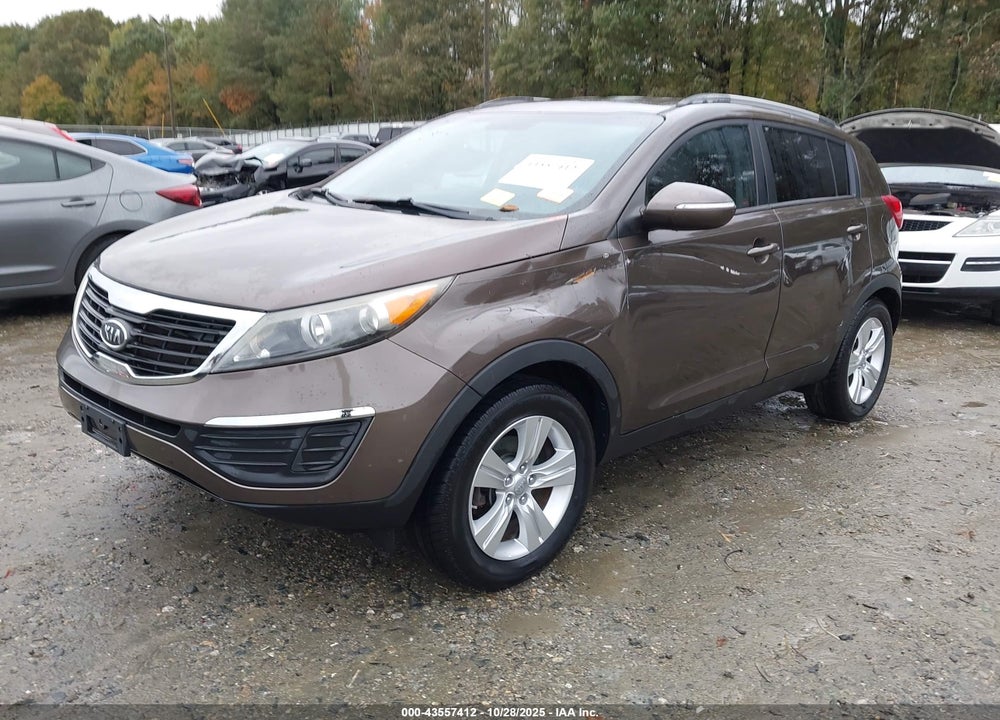 2012 KIA SPORTAGE LX VIN: KNDPBCA25C7262134