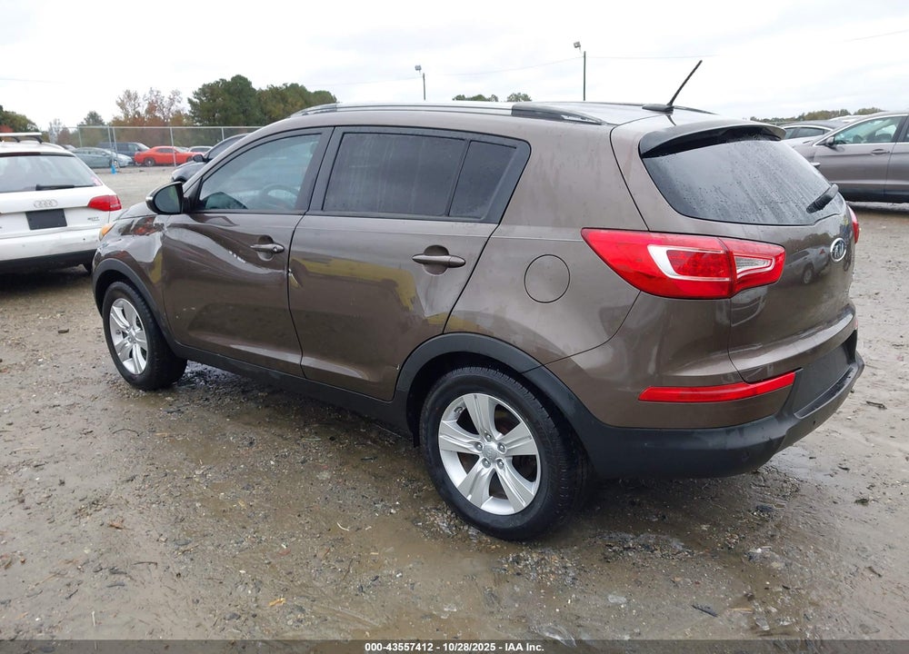 2012 KIA SPORTAGE LX VIN: KNDPBCA25C7262134