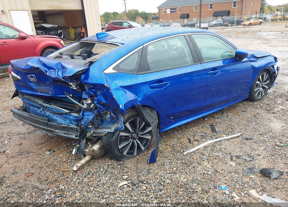 2022 HONDA CIVIC EX VIN: 2HGFE1F77NH309331