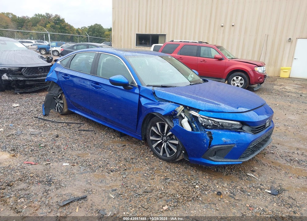 2022 HONDA CIVIC EX VIN: 2HGFE1F77NH309331