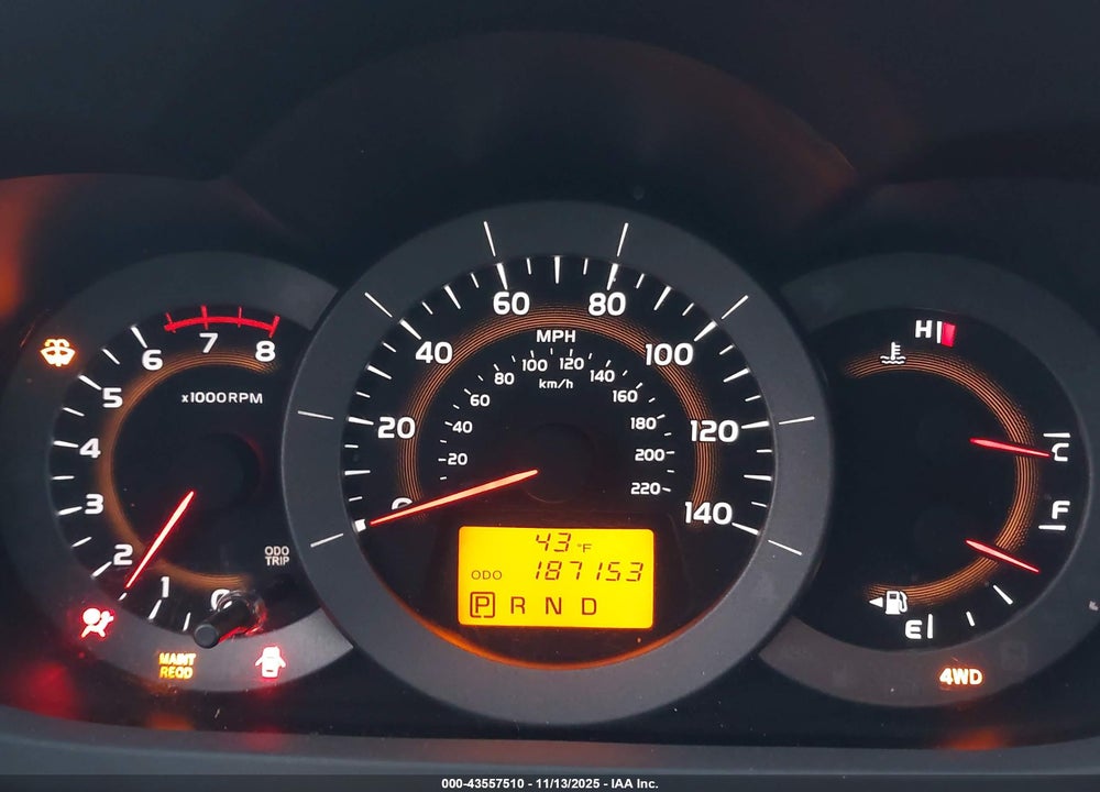 2011 TOYOTA RAV4 VIN: 2T3BF4DVXBW100772