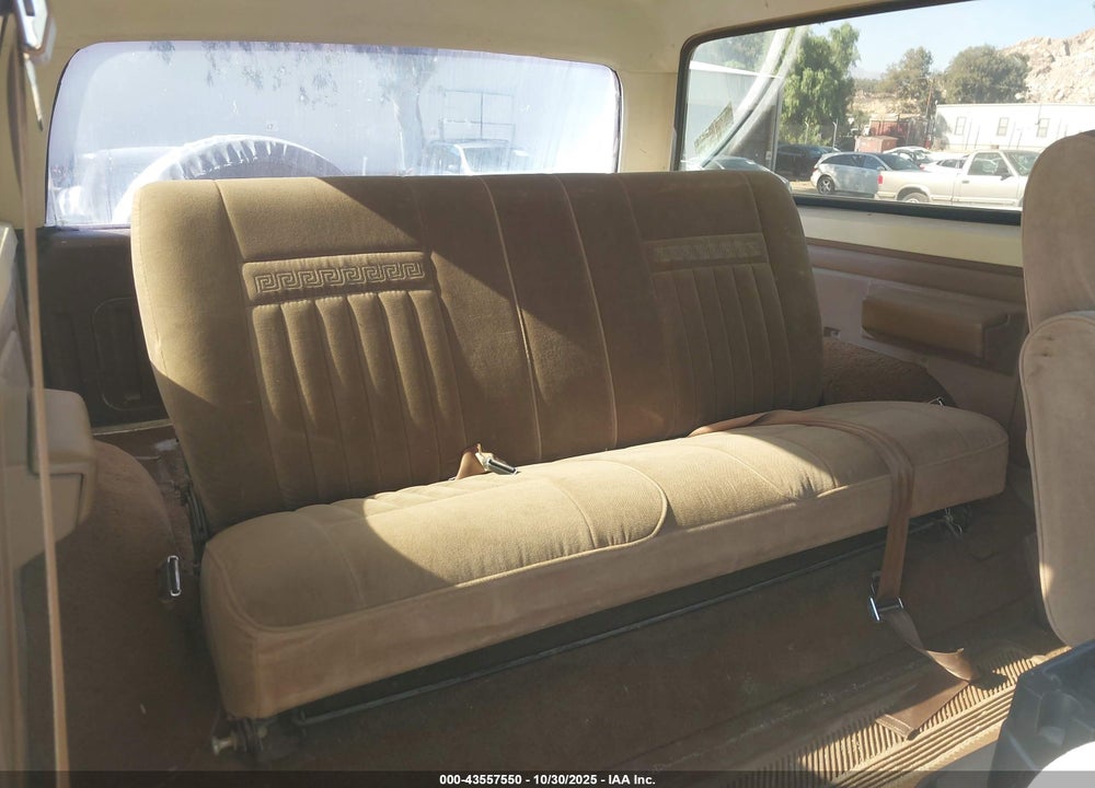 1987 FORD BRONCO U100 VIN: 1FMEU15N1HLA36645