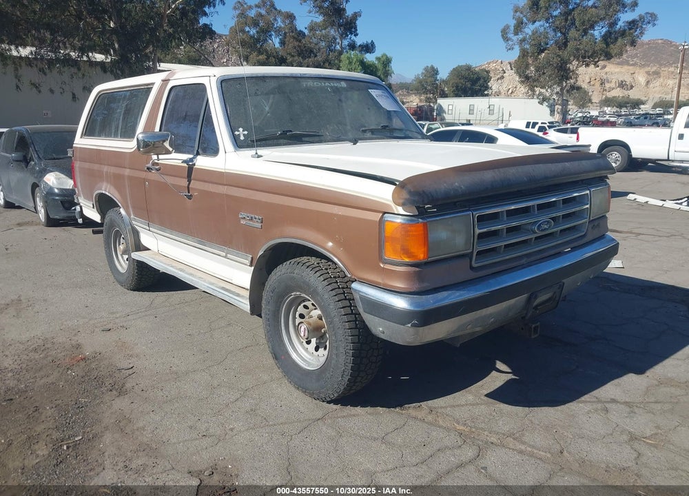 1987 FORD BRONCO U100 VIN: 1FMEU15N1HLA36645