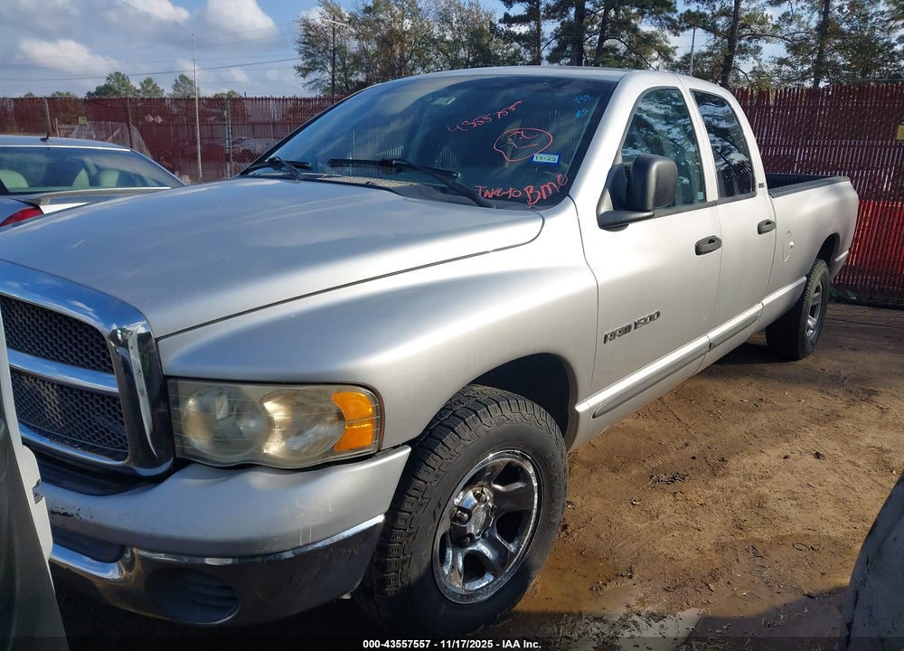 2002 DODGE RAM 1500 ST VIN: 3D7HA18N72G172889