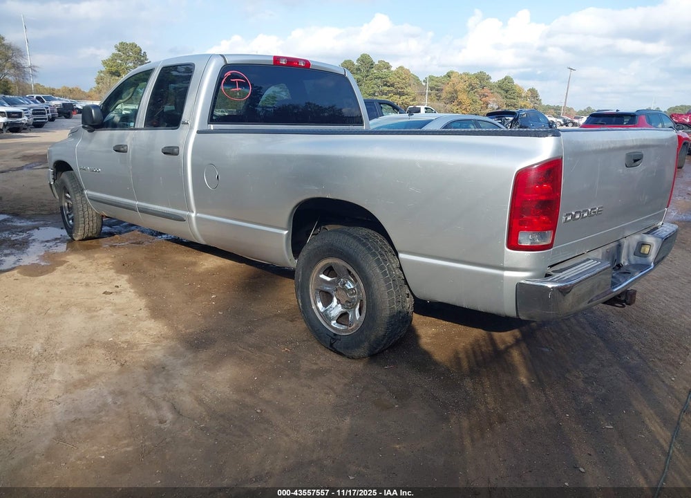 2002 DODGE RAM 1500 ST VIN: 3D7HA18N72G172889