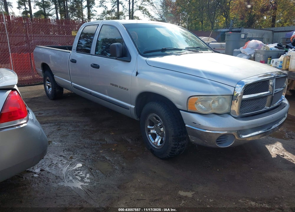 2002 DODGE RAM 1500 ST VIN: 3D7HA18N72G172889
