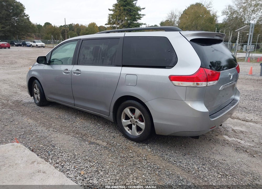 2011 TOYOTA SIENNA LE V6 VIN: 5TDKK3DCXBS029191