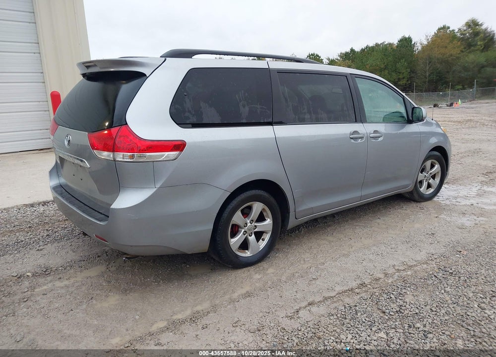 2011 TOYOTA SIENNA LE V6 VIN: 5TDKK3DCXBS029191