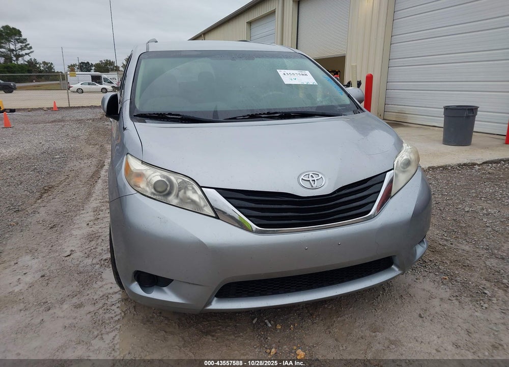 2011 TOYOTA SIENNA LE V6 VIN: 5TDKK3DCXBS029191