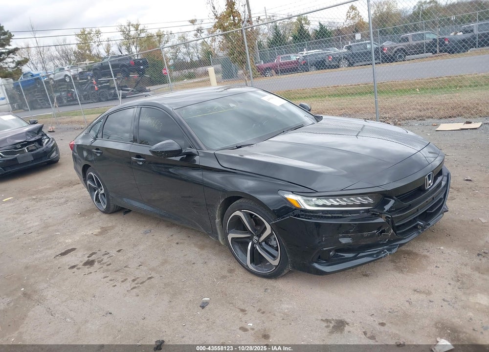2022 HONDA ACCORD SPORT 2.0T VIN: 1HGCV2F38NA021192