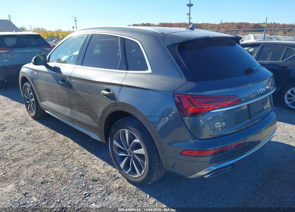 2022 AUDI Q5 PREMIUM 45 TFSI S LINE QUATTRO S TRONIC VIN: WA1GAAFY9N2025712
