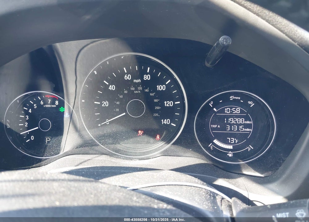 2016 HONDA HR-V EX-L VIN: 3CZRU5H72GM725403