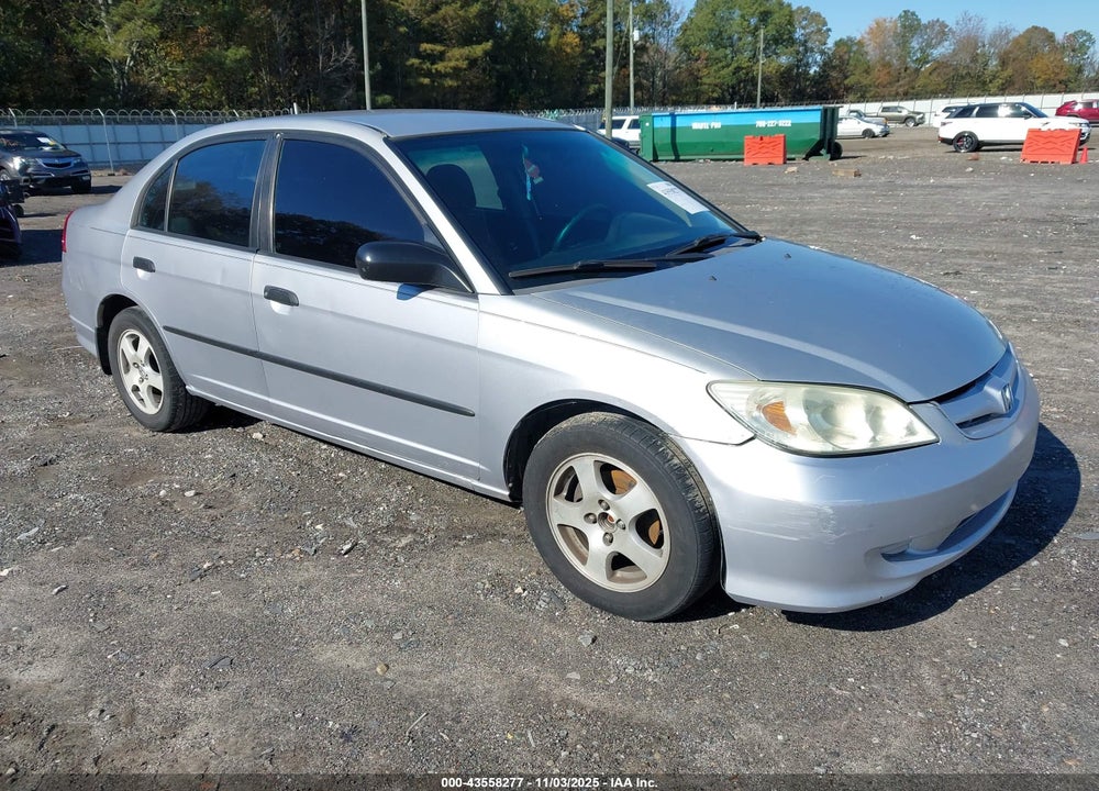 2005 HONDA CIVIC VP VIN: 1HGES16345L015051