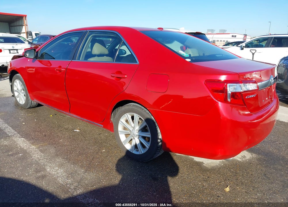2012 TOYOTA CAMRY XLE V6 VIN: 4T1BK1FK1CU521318