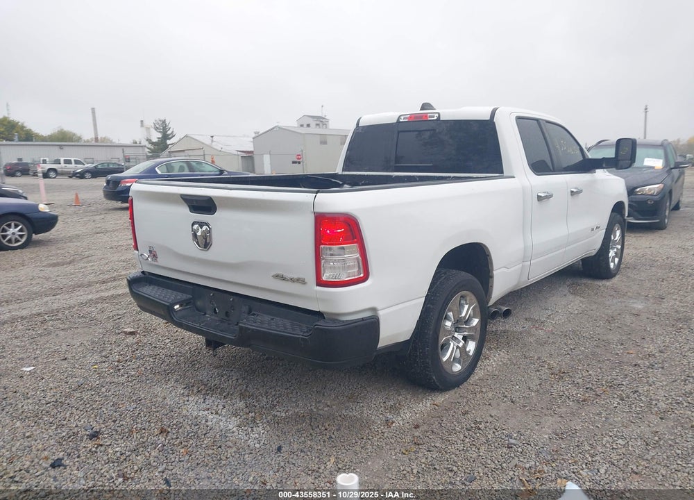 2019 RAM 1500 TRADESMAN 4X4 6'4 BOX VIN: 1C6SRFCT4KN580096