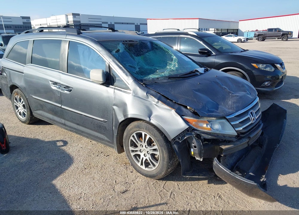 2013 HONDA ODYSSEY EX-L VIN: 5FNRL5H61DB017708