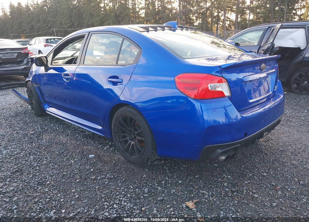 2015 SUBARU WRX PREMIUM VIN: JF1VA1D60F9800993