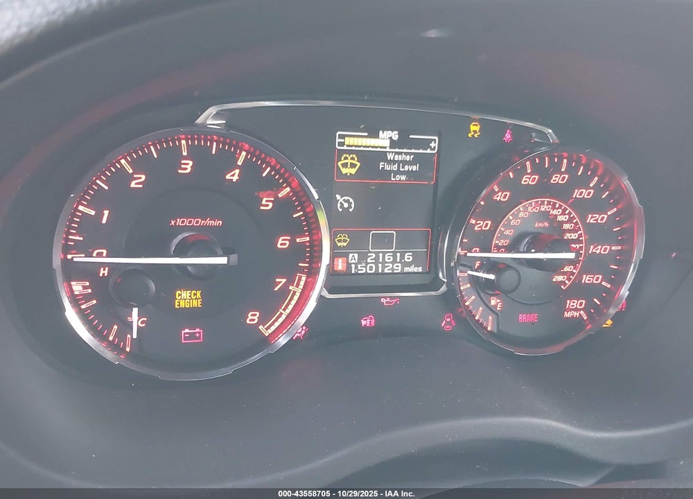 2015 SUBARU WRX PREMIUM VIN: JF1VA1D60F9800993