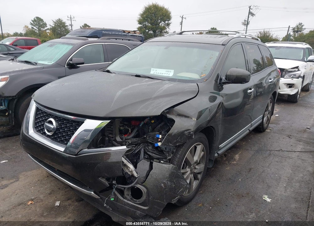2016 NISSAN PATHFINDER PLATINUM VIN: 5N1AR2MN1GC623031