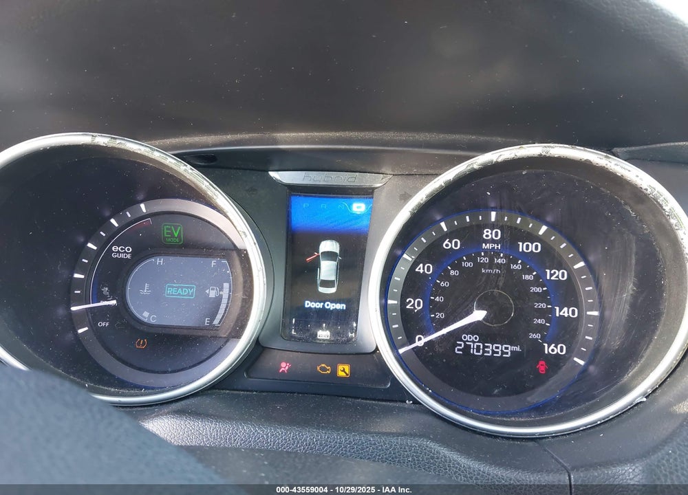 2011 HYUNDAI SONATA HYBRID VIN: KMHEC4A49BA000545