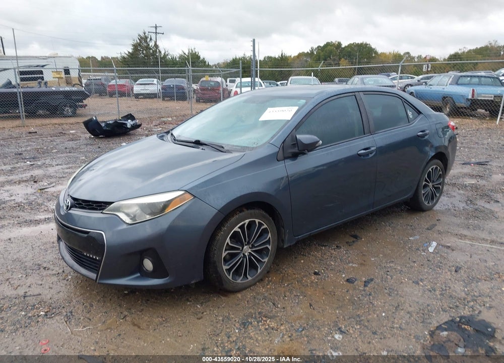 2015 TOYOTA COROLLA S PLUS VIN: 2T1BURHE8FC334311