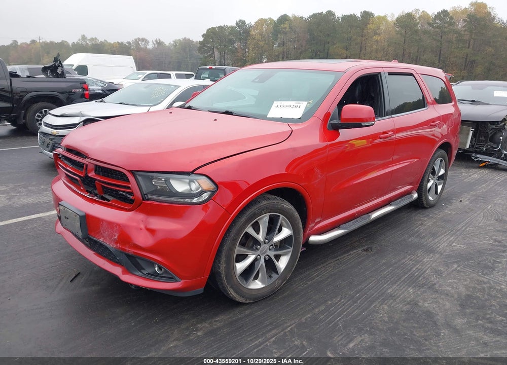 2014 DODGE DURANGO R/T VIN: 1C4SDJCT8EC383510