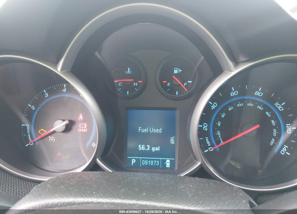 2011 CHEVROLET CRUZE VIN: 1G1PF5S91B7293223