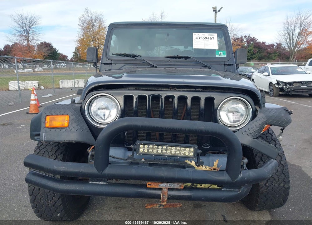 2000 JEEP WRANGLER SPORT VIN: 1J4FA49S8YP783696