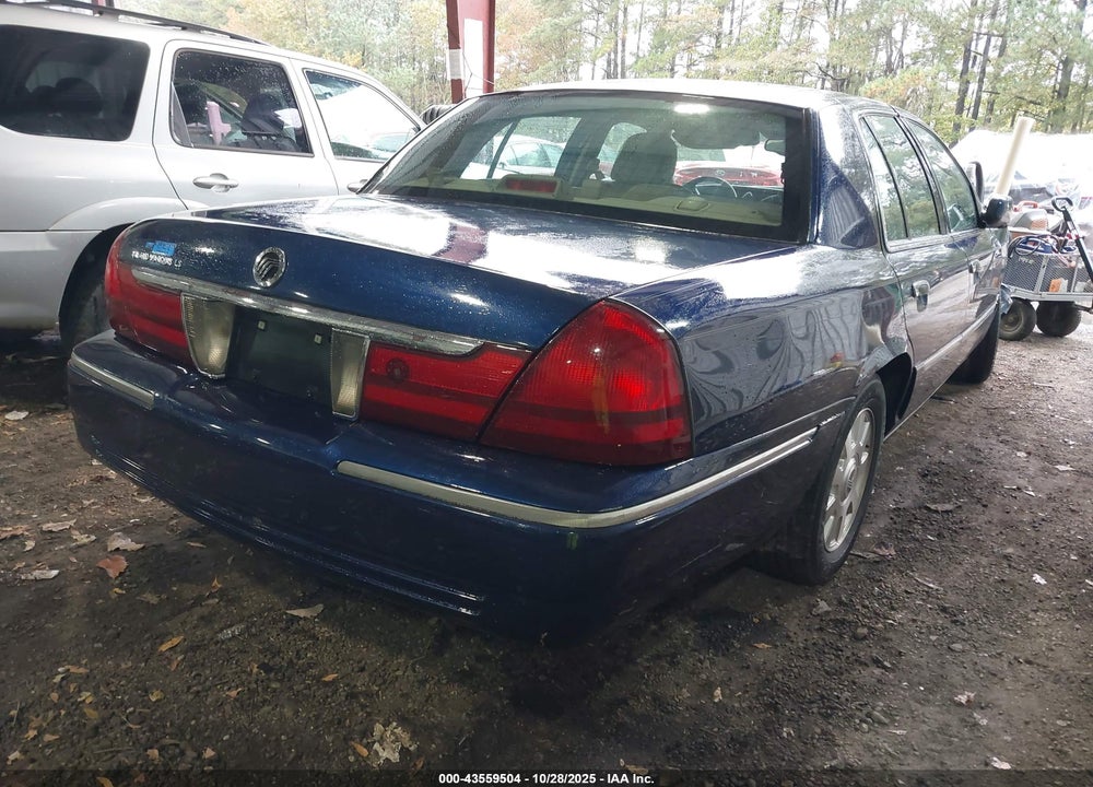 2004 MERCURY GRAND MARQUIS LS VIN: 2MEHM75W74X634618