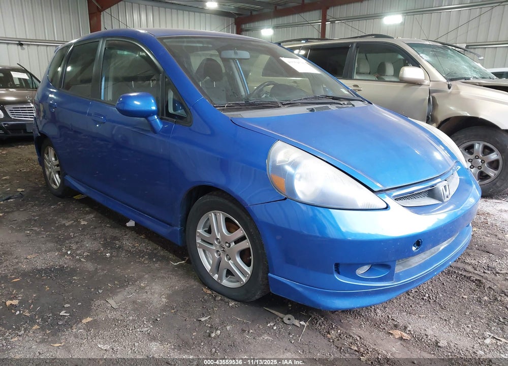 2008 HONDA FIT SPORT VIN: JHMGD38668S027702