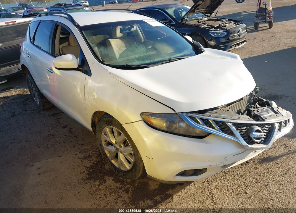 2013 NISSAN MURANO SV VIN: JN8AZ1MW6DW303046