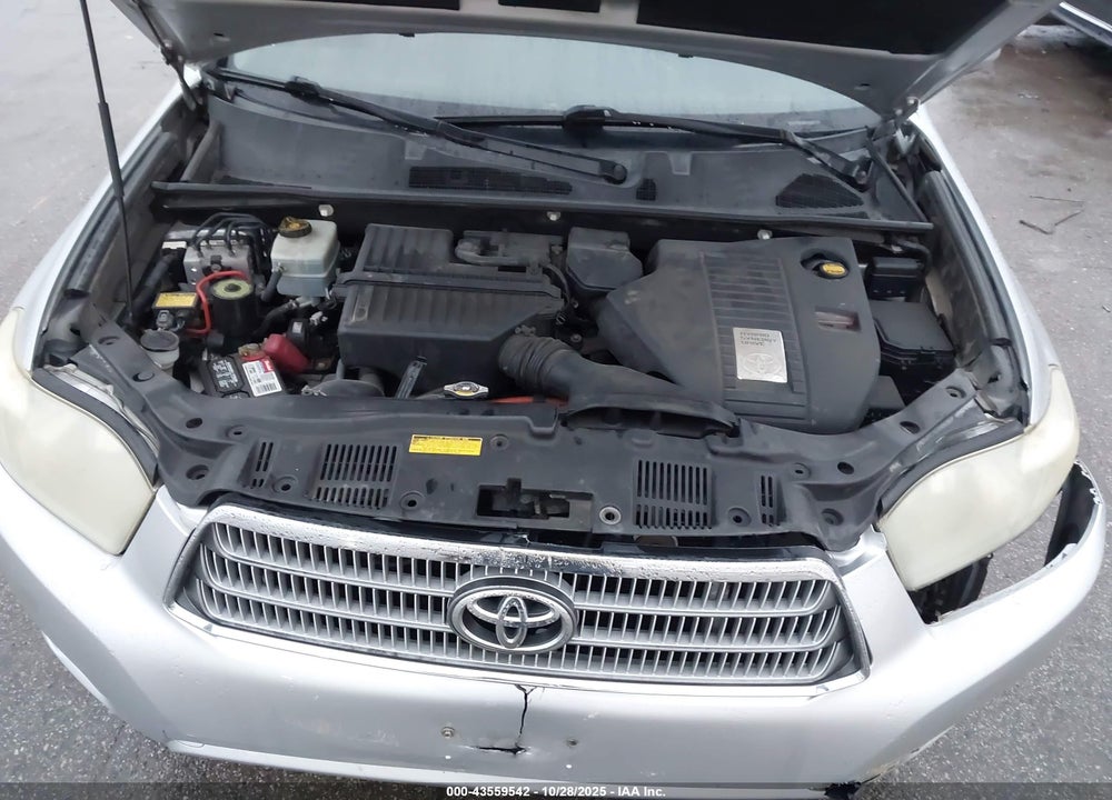 2008 TOYOTA HIGHLANDER HYBRID LIMITED VIN: JTEEW44A382019331